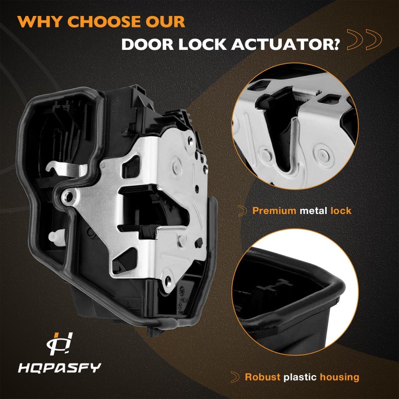 HQPASFY Rear Left Power Door Lock Actuator Motor Latch Compatible with BMW 128i 325i 328i 335i 528i 530i 535i 550i 740i M3 X3 X5 Mini Cooper & More Replaces# 51227202147 - Image 5